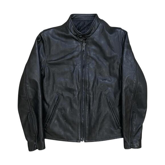 Hot Leathers Other - HOT Leathers Leather Biker Jacket Made in USA 1980’s‎ Vintage M